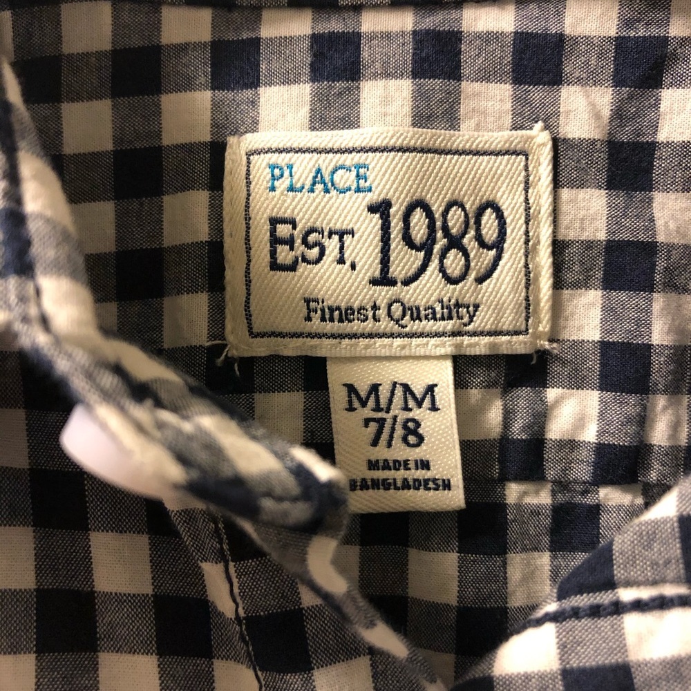Plaid button down shirt - Picture 2 of 2